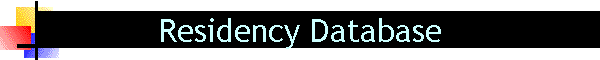 Residency Database